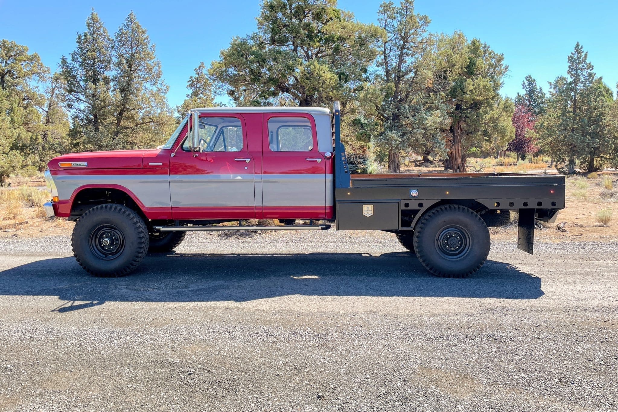DDFAB flatbed rear view